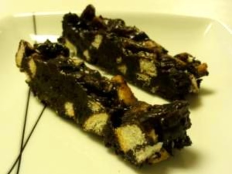 食パンの耳で!ザクザクチョコバー!